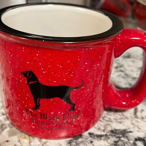 The black dog red mug